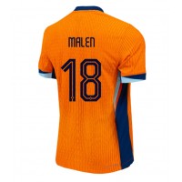 Netherlands Donyell Malen #18 Replica Home Shirt Euro 2024 Short Sleeve